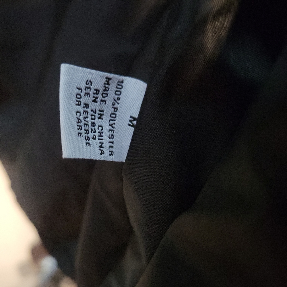 SoldNWOT Fashion Nova Crop Black Puffer Jacket Womens Full Zip/ Snap Button Coat - Picture 5 of 9